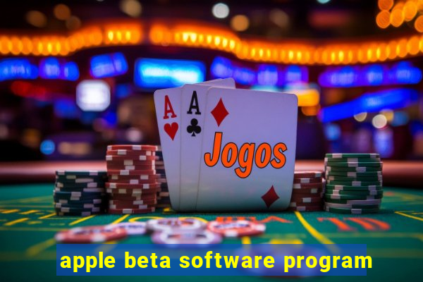 apple beta software program